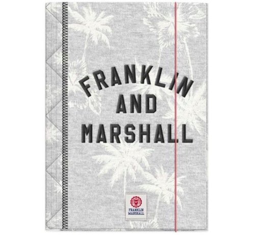 Franklin & Marshall Girls elastomap A4  - grey