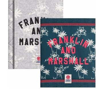 Franklin & Marshall Girls A5 lijntjes schriften - groen/blauw