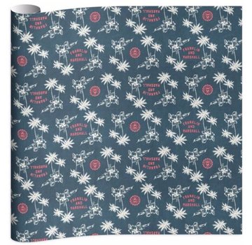 Franklin & Marshall Girls kaftpapier - groen/blauw
