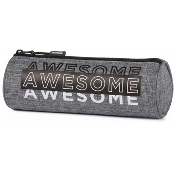 Awesome Boy's etui rond - grijs
