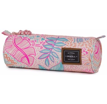 O'Neill Girls schooletui rond -leaves pink