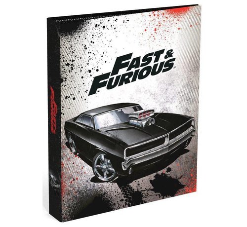 Fast & Furious Ringband 4 rings - zwart
