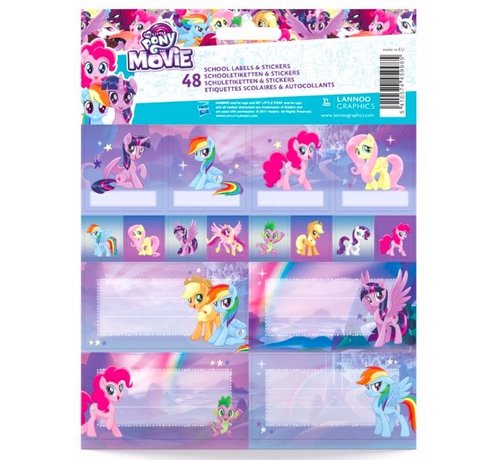 My Little Pony Schooletiketten - movie