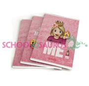 Emoji Girls A5 schriften - I don't care