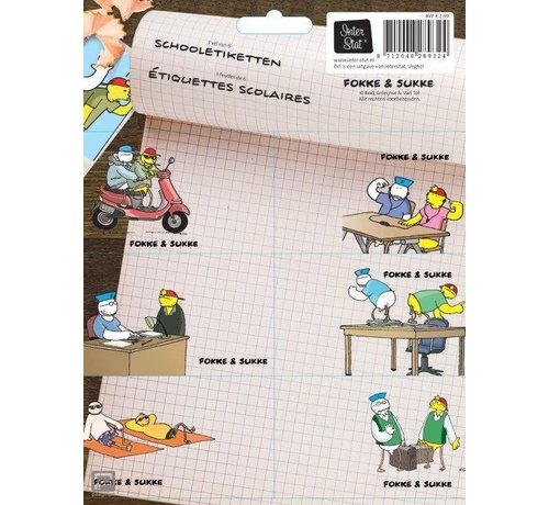Fokke & Sukke Schooletiketten