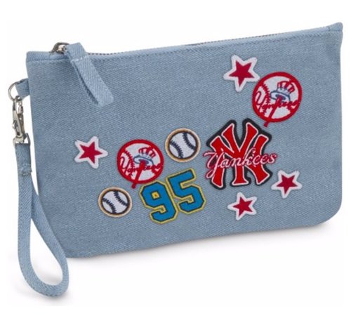 New York Yankees MLB etui plat - lichtblauw