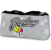 Replay Girls etui dubbel - grijs joke