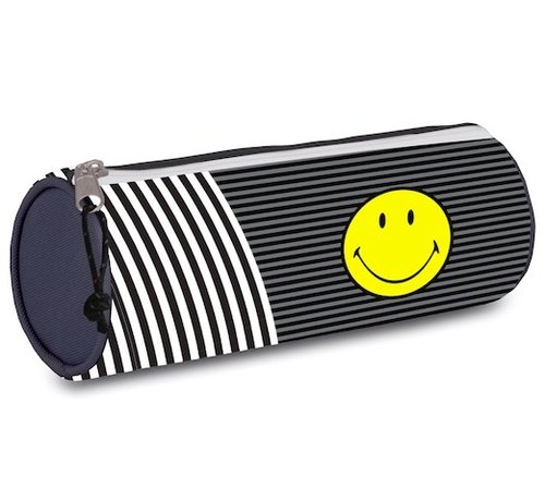 Smileyworld Happy schooletui rond - stripe