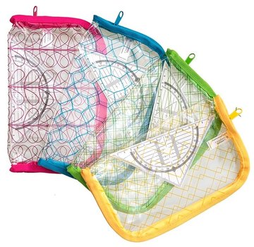 Transparant etui gekleurd - examen etui