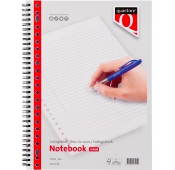 Quantore Collegeblok A4 - gelinieerd