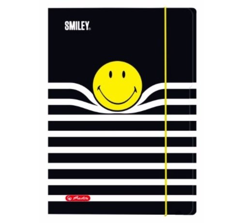 Smileyworld Elastomap A4 - gestreept