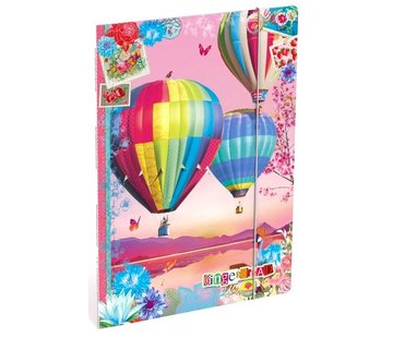 Gingerbread Elastomap A4 - luchtballon