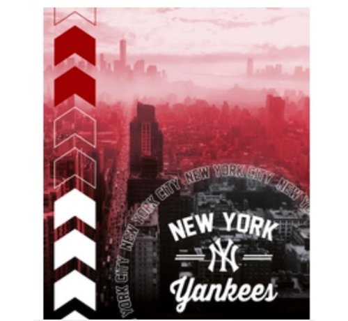 New York Yankees Ringband, 2 rings - rood