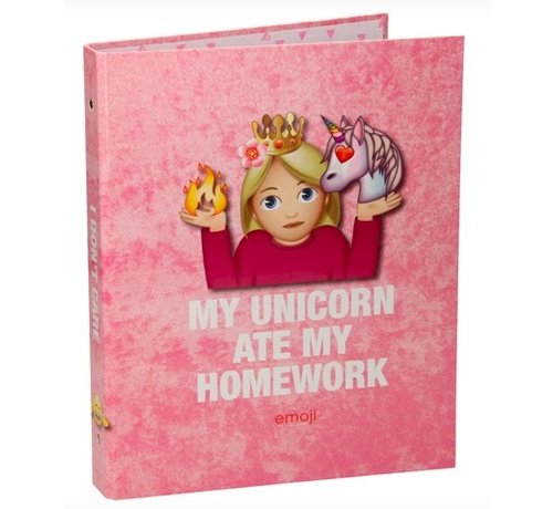 Emoji Girls ringband 2 ringen - roze