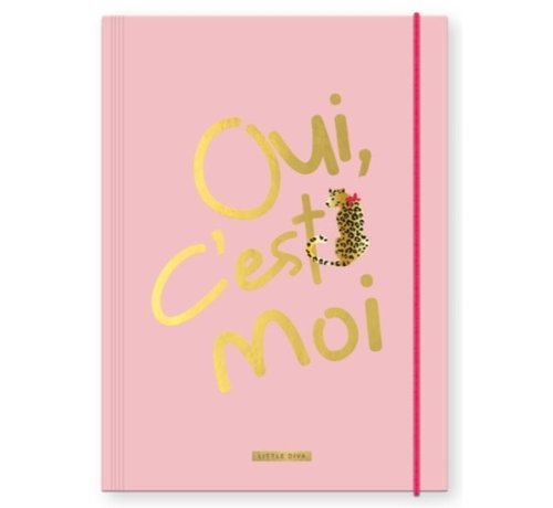 Little Diva Elastomap A4 - roze