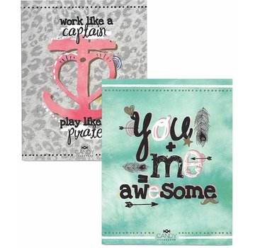 100% Sugar A5 schriften lijn