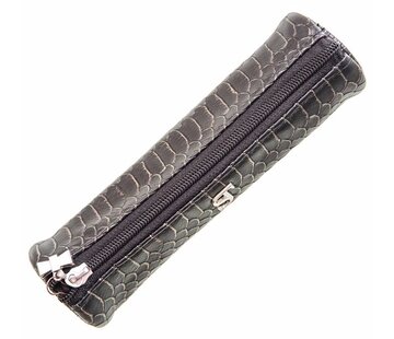 Supertrash Etui rond snake - zwart