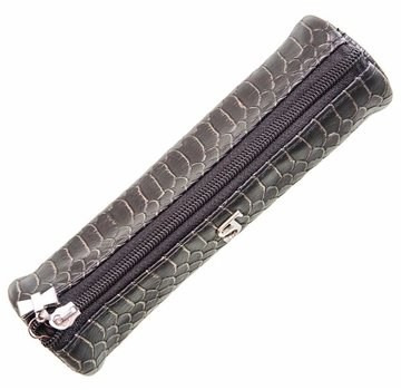 Supertrash Etui rond snake - zwart