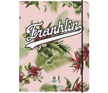Franklin & Marshall Girls elastomap A4  - flowers