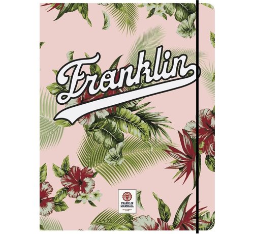 Franklin & Marshall Girls elastomap A4 - flowers