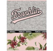 Franklin & Marshall 1+1 GRATIS A4 ruitjes schrift - flowers