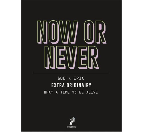 Awesome A4 schrift geruit - now or never