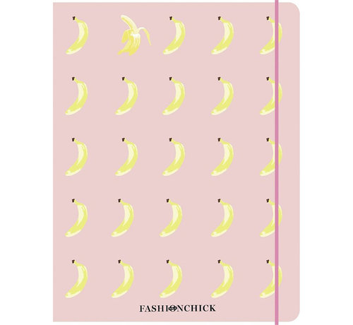 Fashionchick Elastomap A4 - roze banaan