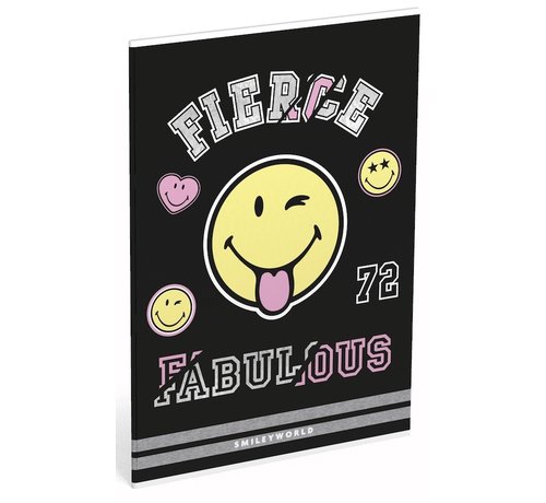 Smileyworld A4 schrift ruit  - girl