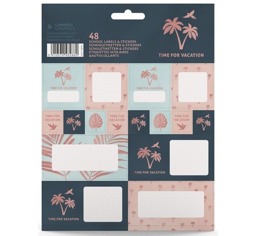 Midnight Gold Schooletiketten en stickers