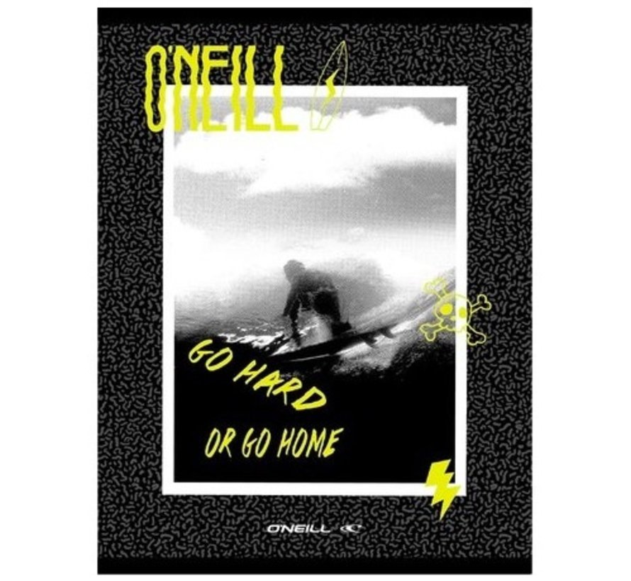 A4 schrift geruit - yellow