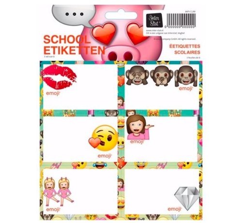Emoji Etiketten girls