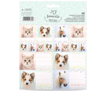 My Favourite friends Etiketten en stickers