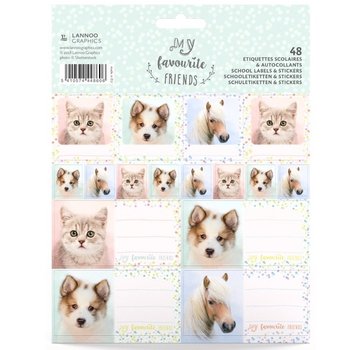 My Favourite friends Etiketten en stickers