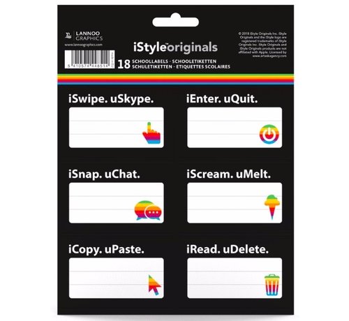 i Style Originals Schooletiketten - swipe / chat