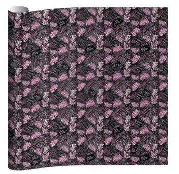 O'Neill Kaftpapier - leaves black/pink