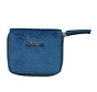 Portemonnee - blauw velours