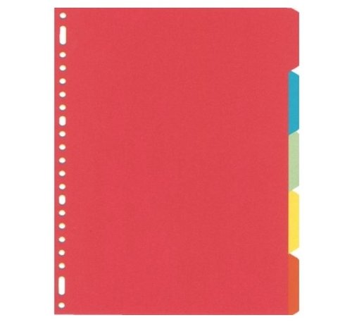 Kangaro Tabbladen gekleurd karton - 5 delig