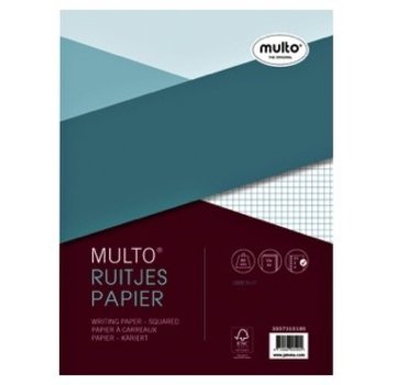 Multo A4 Ringband papier - geruit 5mm 23 rings