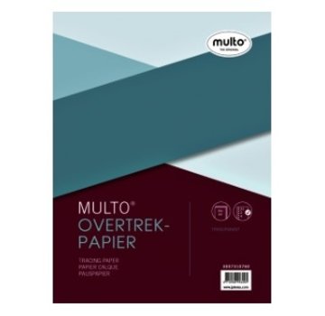 Multo A4 Overtrekpapier - transparant 23r