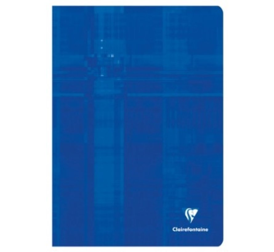 Gekleurd A4 ruitjes schrift met kantlijn