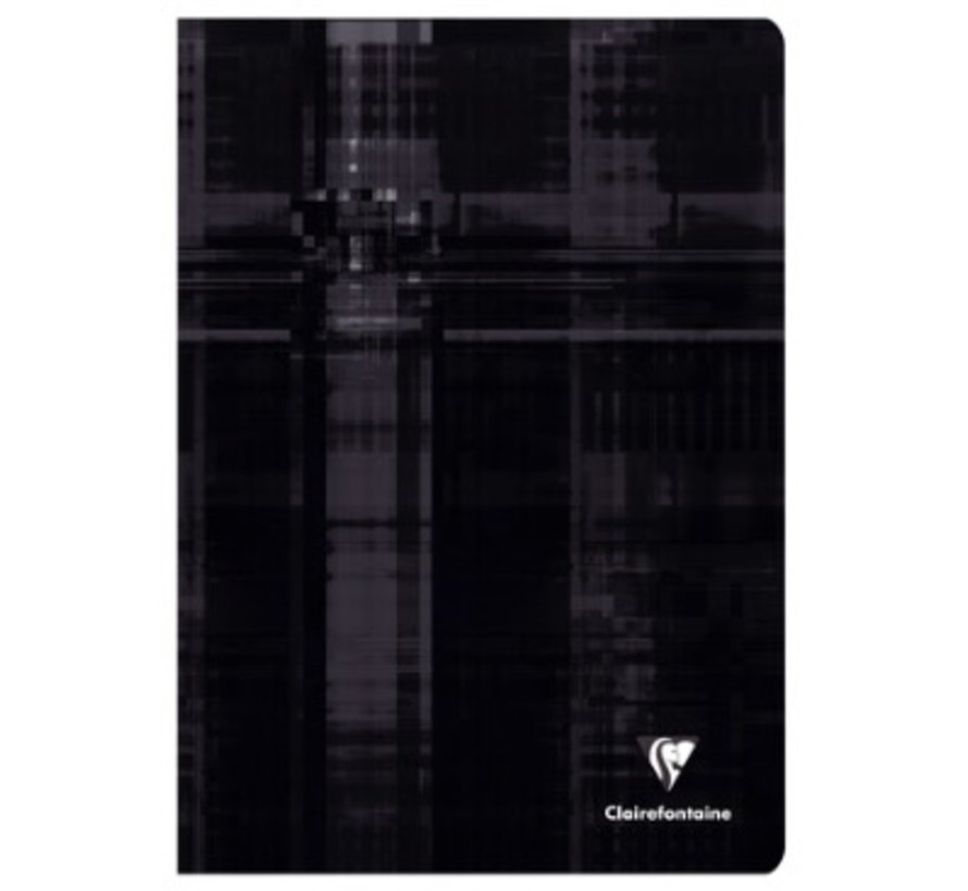 Gekleurd A4 ruitjes schrift met kantlijn