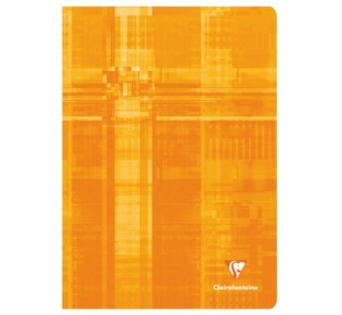 Clairefontaine Gekleurd A4 ruitjes schrift met kantlijn