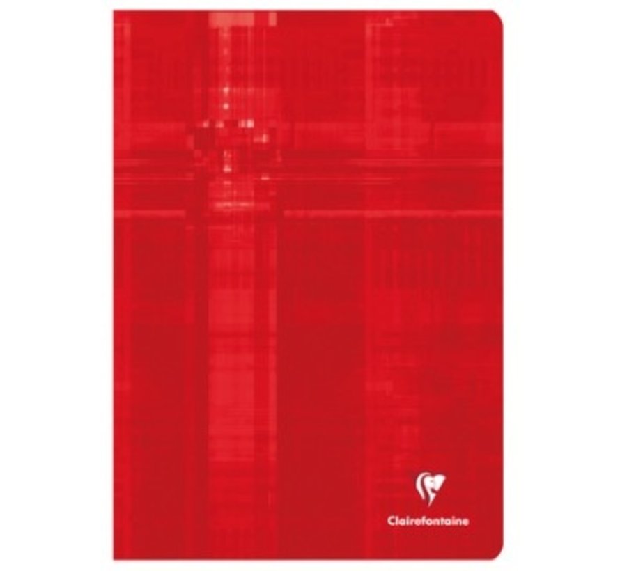 Gekleurd A4 ruitjes schrift met kantlijn