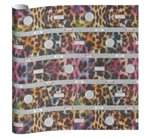 Replay Kaftpapier  - panter color