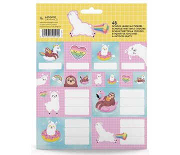 Good vibes  Pool Party etiketten en stickers