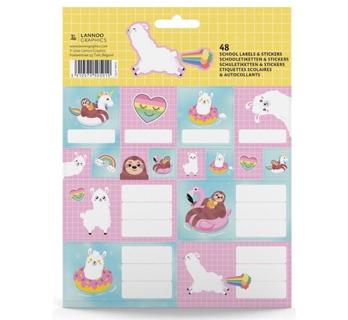 Good vibes  Pool Party etiketten en stickers