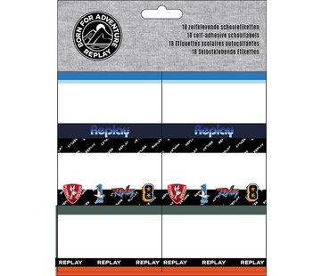 Replay Etiketten - grey