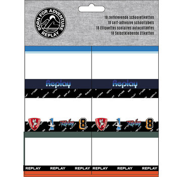 Replay Etiketten - grey