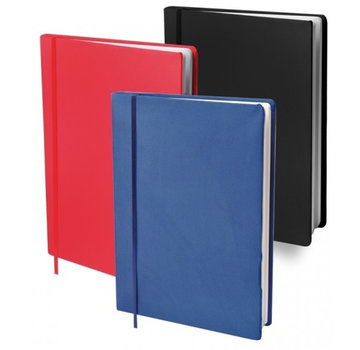 Dresz Voordeelpak rekbaar kaft A4 - rood/zwart/blauw 3x