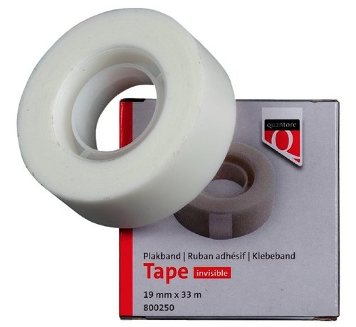 Quantore Onzichtbaar plakband - 19mm x3 3m